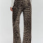 Leopard Flare Pants Pants