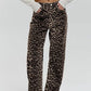 Leopard Flare Pants Brown Leopard Pants