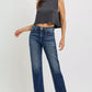 RISEN High Rise Slim Barrel Jeans - DAVERRI FASHIONS