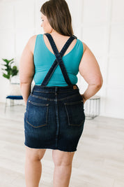 Agnes Denim Overall Dress Denim