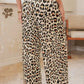 Allover Leopard Print Wide Leg Pants - DAVERRI FASHIONS