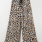 Allover Leopard Print Wide Leg Pants - DAVERRI FASHIONS
