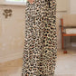 Allover Leopard Print Wide Leg Pants - DAVERRI FASHIONS