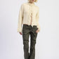 FRINGE KNIT CARDIGAN