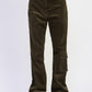 WIDE LEG CORDUROY PANT WITH POCKET DETAIL