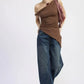 Wide Leg Denim Pant with Pockets - DAVERRI FASHIONS