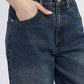 Wide Leg Denim Pant with Pockets - DAVERRI FASHIONS