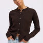 Fitted Button Up Cardigan - DAVERRI FASHIONS