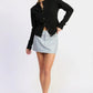 Fitted Button Up Cardigan - DAVERRI FASHIONS