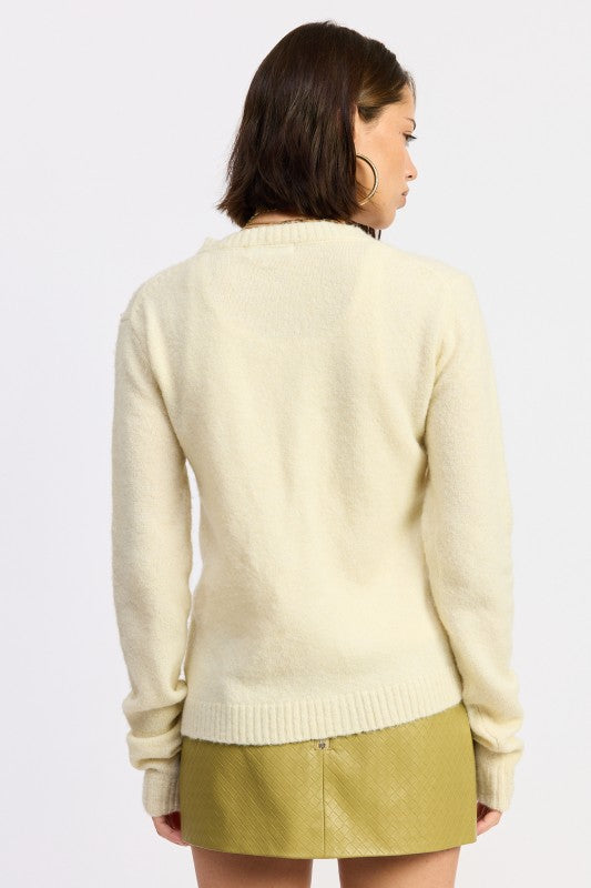 Fitted Button Up Cardigan | Cardigans Daverri Fashions