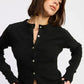 Fitted Button Up Cardigan - DAVERRI FASHIONS