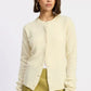 Fitted Button Up Cardigan - DAVERRI FASHIONS