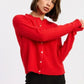 Fitted Button Up Cardigan - DAVERRI FASHIONS
