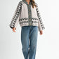 Aemi + Co Boho Knit Button-Front Cardigan - DAVERRI FASHIONS