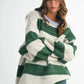 Aemi + Co Oversized Striped Sweater - DAVERRI FASHIONS