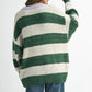 Aemi + Co Oversized Striped Sweater - DAVERRI FASHIONS