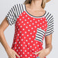 Heimish Full Size Star & Striped Round Neck Short Sleeve T-Shirt Plus Size Red S T-Shirts