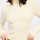 Long Sleeve Turtle Neck Bodysuit with Open Back - DAVERRI FASHIONS