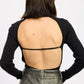 Long Sleeve Turtle Neck Bodysuit with Open Back - DAVERRI FASHIONS