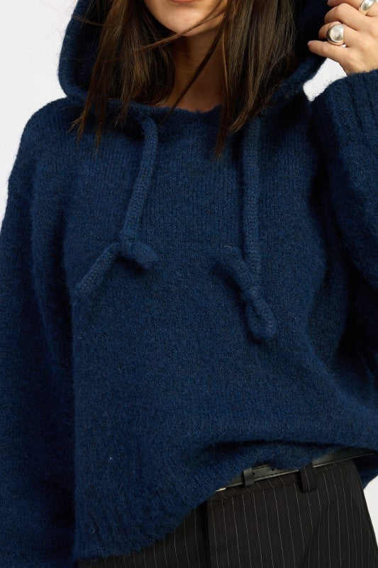 Fringe Hoodie with Drawstrings | Hoodies Daverri Fashions