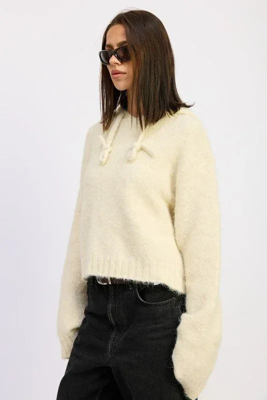 Fringe Hoodie with Drawstrings - DAVERRI FASHIONS