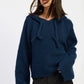 Fringe Hoodie with Drawstrings - DAVERRI FASHIONS