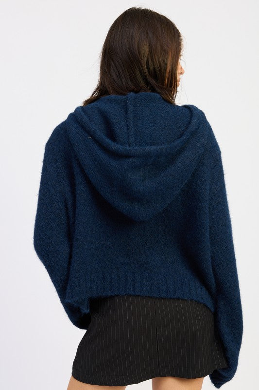Fringe Hoodie with Drawstrings | Hoodies Daverri Fashions