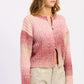 Ribbed Cardigan with Double Zipper - DAVERRI FASHIONS