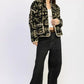 Paisley Sherpa Jacket - DAVERRI FASHIONS