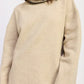 Oversized Turtle Neck Sweater with Stitching - DAVERRI FASHIONS