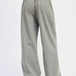 Pleated Wide Leg Trouser with Rhinestones - DAVERRI FASHIONS