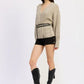 Wrapped Cardigan with Belt - DAVERRI FASHIONS