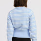 Button Down Striped Cardigan - DAVERRI FASHIONS
