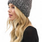 Lurex Fuzzy Winter Beanie - DAVERRI FASHIONS