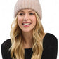 Lurex Fuzzy Winter Beanie - DAVERRI FASHIONS