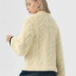 Fleece Zip-Up Pullover - DAVERRI FASHIONS