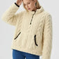 Fleece Zip-Up Pullover - DAVERRI FASHIONS