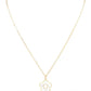 MOP Flower Pendant Neckle - DAVERRI FASHIONS