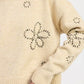 Floral Whipstitch Sweater - DAVERRI FASHIONS