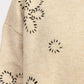 Floral Whipstitch Sweater - DAVERRI FASHIONS