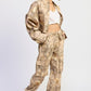 Emory Park Woodland Camo Cargo Pants in beige gold camouflage