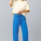 Umgee Drawstring Wide Leg Casual Pants OCEAN Pants