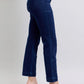 Judy Blue Full Size Hw Work Wear Knee Patch Straight Jeans Plus Size Jeans
