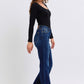 Judy Blue Full Size Raw Hem Straight Leg Jeans Jeans