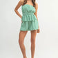 MABLE Gingham Tube Top and Shorts Set
