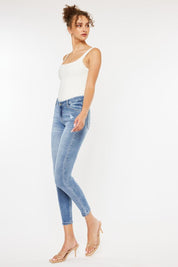 Kancan High Waist Cat's Whiskers Skinny Jeans | Daverri Fashions