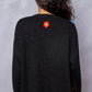 POL Button Down Diamond Pattern Round Neck Cardigan - DAVERRI FASHIONS