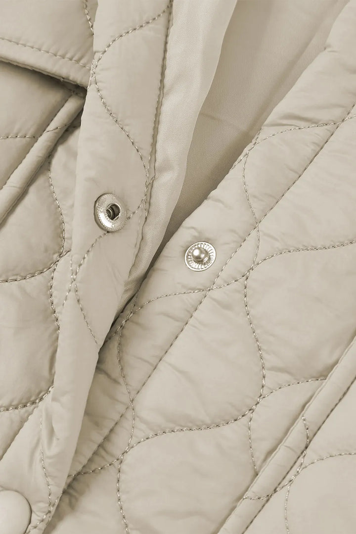 Snap Down Collared Winter Coat | Coats Daverri Fashions