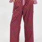 Striped Wide Leg Pants - DAVERRI FASHIONS