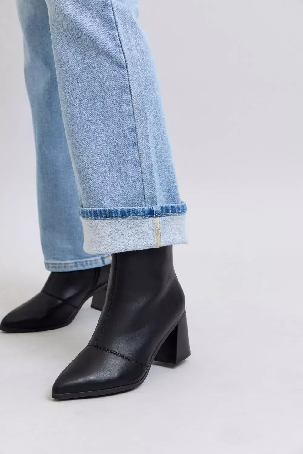 Judy Blue Mid Rise Thermal Bootcut Jeans - DAVERRI FASHIONS